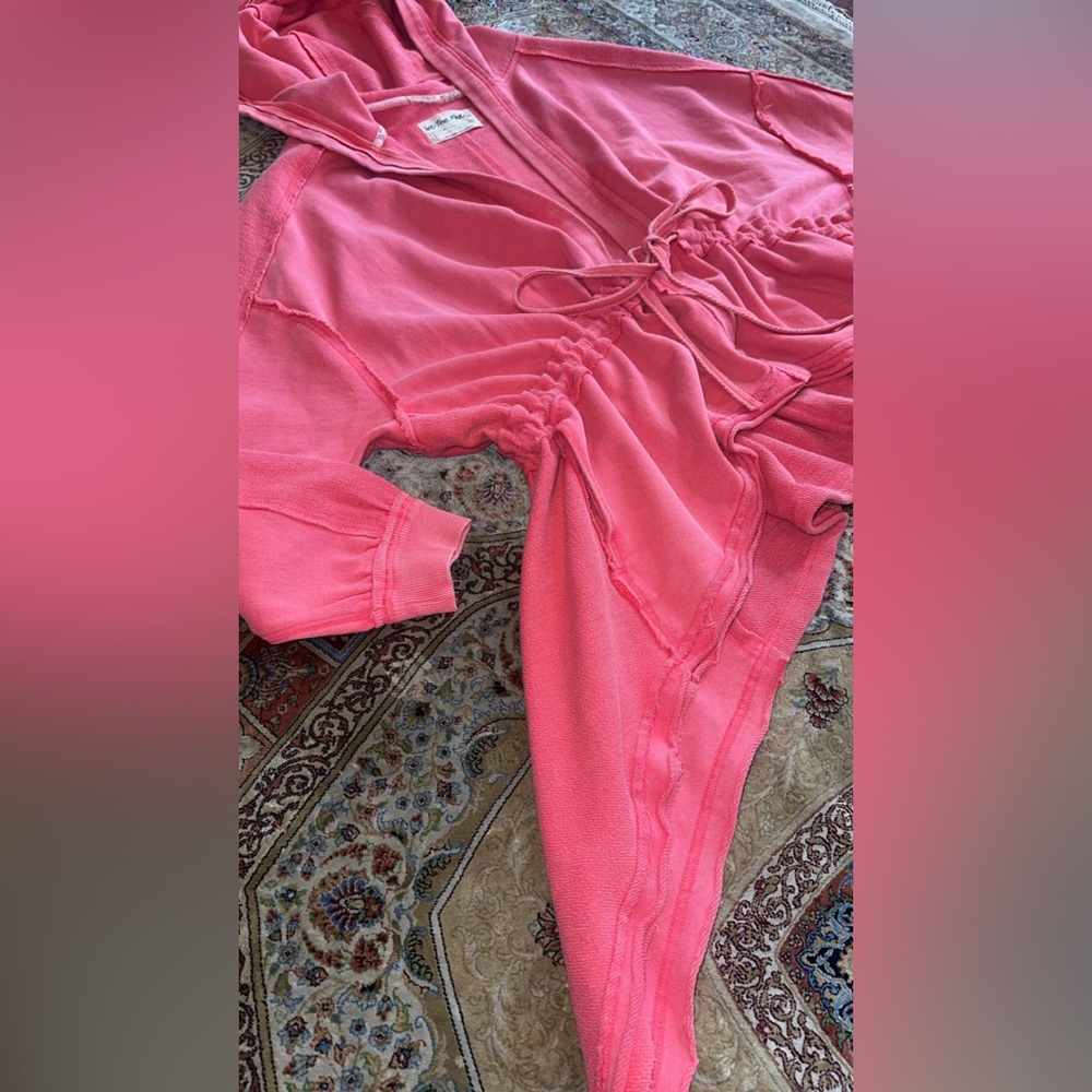We The Free Pink cardigan Hoodie🩷NWOT 🩷 - Picture 5 of 7